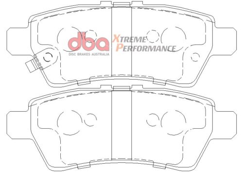 DBA XP rear brake pads for Nissan Pathfinder