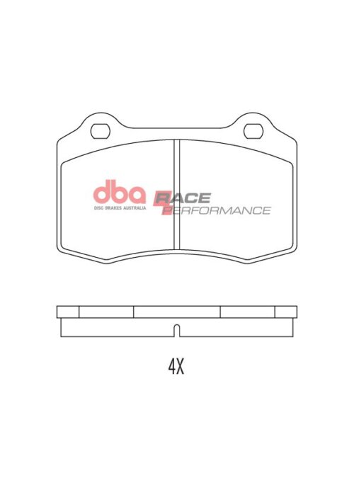 DBA RP rear brake pads for Hyundai Genesis, Aston Martin DB7