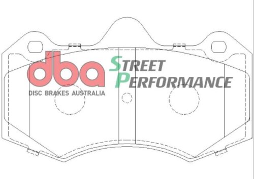 DBA SP rear brake pads for McLaren 12C, McLaren 570GT
