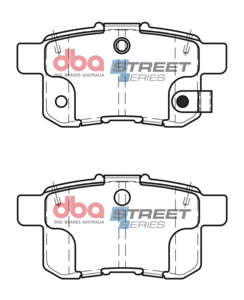 DBA SS rear brake pads for Honda Accord
