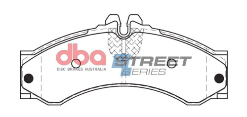 DBA SS front brake pads for Mercedes-Benz Sprinter, Mercedes-Benz Sprinter 4-t