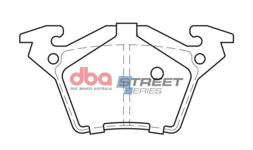 DBA SS rear brake pads for Mercedes-Benz V-Class, Mercedes-Benz Vito
