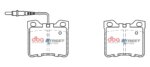 DBA SS rear brake pads for Mercedes-Benz V-Class, Mercedes-Benz Vito