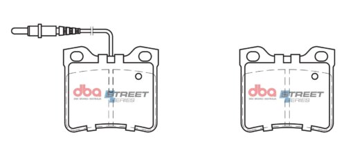 DBA SS rear brake pads for Mercedes-Benz V-Class, Mercedes-Benz Vito