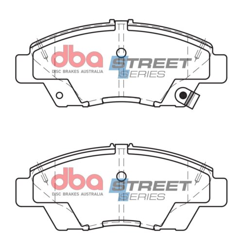 DBA SS front brake pads for Honda Jazz, Honda City