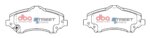 DBA SS front brake pads for Jeep Wrangler, FIAT Freemont