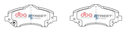 DBA SS front brake pads for Jeep Wrangler, FIAT Freemont