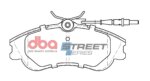 DBA SS front brake pads for Peugeot Partner, Citroën Berlingo