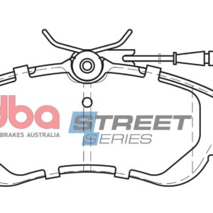 DBA SS front brake pads for Peugeot Partner, Citroën Berlingo