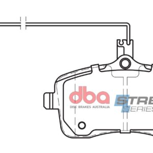 DBA SS front brake pads for Peugeot 407