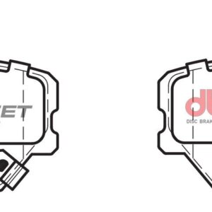 DBA SS front brake pads for Smart Fortwo