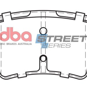 DBA SS rear brake pads for Citroën C4 Grand Picasso