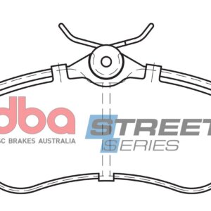 DBA SS front brake pads for Citroën C3 Picasso, Citroën C2