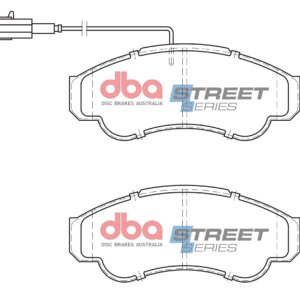 DBA SS front brake pads for Citroën Jumper, Citroën Relay