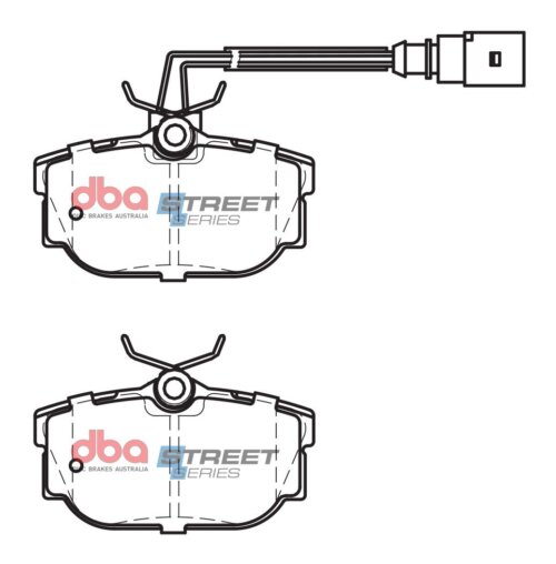 DBA SS rear brake pads for VW Sharan, SEAT Alhambra