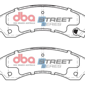 DBA SS front brake pads for Great Wall Steed