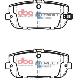 DBA SS rear brake pads for Mazda MX-5, Fiat 124 Spider