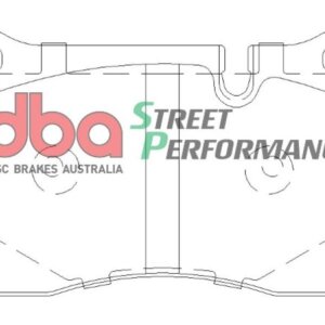 DBA SP front brake pads for Chevrolet Camaro, Chevrolet Corvette