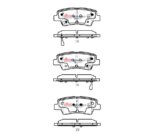 DBA SS EV rear brake pads for Kia Carens, Hyundai i30