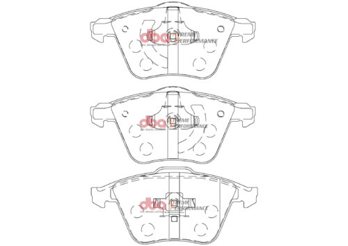 DBA XP front brake pads for Mazda 3, Ford Focus