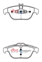 DBA SS rear brake pads for Mercedes-Benz C-Class, Mercedes-Benz E-Class