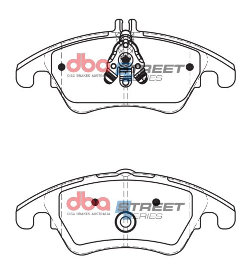 DBA SS front brake pads for Mercedes-Benz C-Class, Mercedes-Benz E-Class