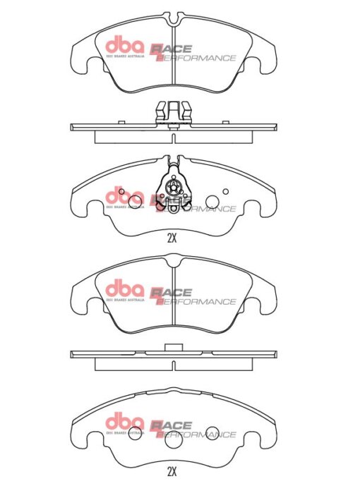 DBA RP front brake pads for Audi A4, Audi A5 Sportback