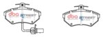 DBA SS front brake pads for Audi A4, SEAT Exeo