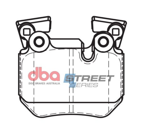 DBA SS rear brake pads for BMW 1