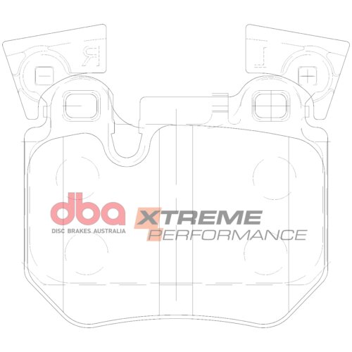 DBA XP rear brake pads for BMW 1