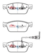 DBA SS front brake pads for VW Caravelle, VW Multivan
