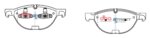 DBA SS front brake pads for BMW X5, BMW X6