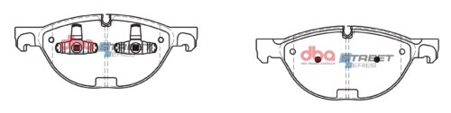DBA SS front brake pads for BMW X5, BMW X6