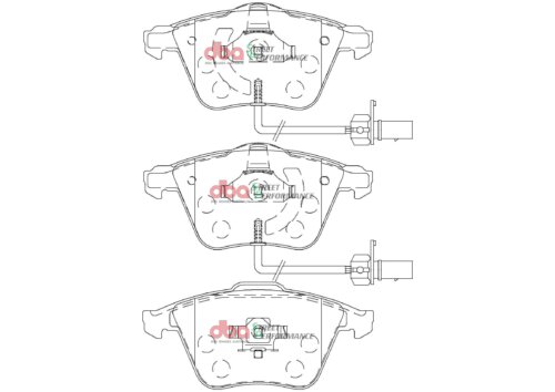 DBA SP front brake pads for Audi allroad quattro