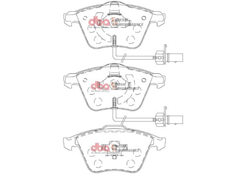 DBA XP front brake pads for Audi allroad quattro