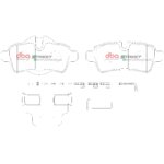 DBA SP rear brake pads for Mini Mini, Mini MINI Convertible