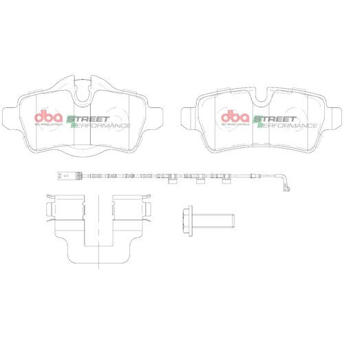 DBA SP rear brake pads for Mini Mini, Mini MINI Convertible