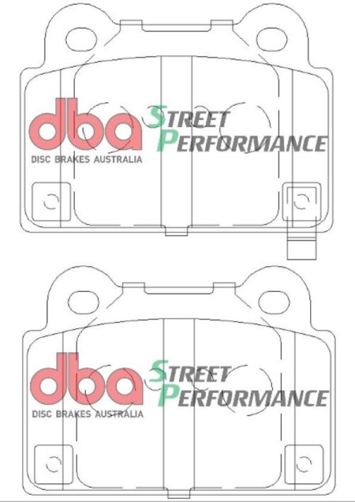 DBA SP rear brake pads for Mitsubishi Lancer