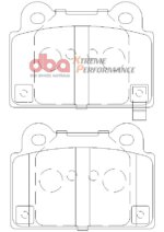 DBA XP rear brake pads for Mitsubishi Lancer