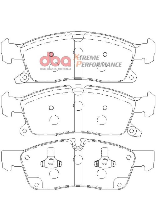 DBA XP front brake pads for Jeep Grand Cherokee, Mercedes-Benz GLE Coupe