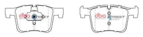 DBA SS front brake pads for BMW X3, BMW 1