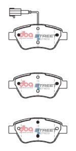 DBA SS front brake pads for FIAT Stilo, FIAT Idea
