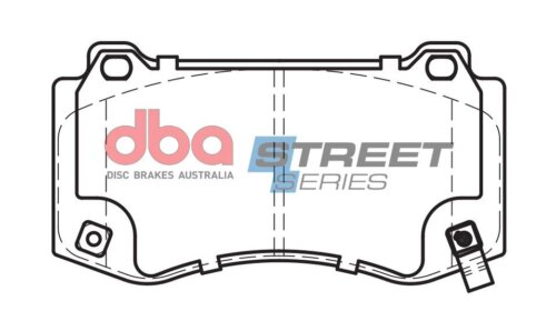DBA SS front brake pads for Chrysler 300C, Dodge Challenger