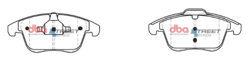 DBA SS front brake pads for Citroën C5, Peugeot 508