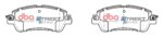 DBA SS front brake pads for Mazda 2