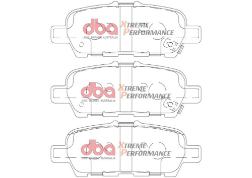 DBA XP rear brake pads for Suzuki Grand Vitara, Infiniti Q40
