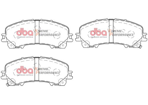DBA XP front brake pads for Infiniti Q50, Nissan X-Trail
