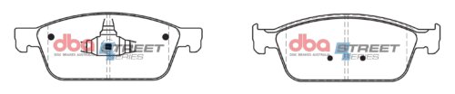 DBA SS front brake pads for Ford Kuga, Ford Focus