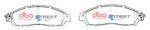 DBA SS front brake pads for Nissan Leaf