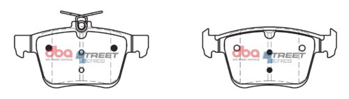 DBA SS rear brake pads for Skoda Superb, VW Golf